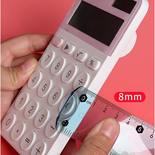 12 Digit Calculator Power Color Caculator Cute Small Solar Calculators Scientic Calculater School Exam for Office