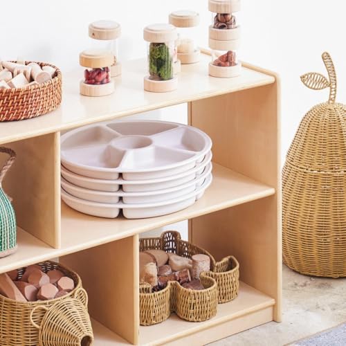 Kaplan Early Learning Company Loose Parts Sorting Trays - Set of 4 - White