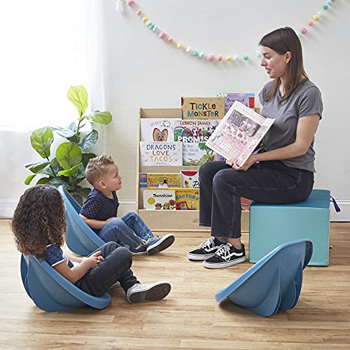 ECR4Kids SoftZone Adult Cozy Cube Seat with Handle, Classroom Furniture, Contemporary