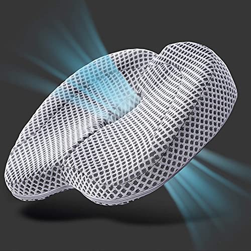 GIENEX Extra-Large Memory Foam Seat Cushion – Perfect for Office Chair and Wheelchair – Does Not Slip Even on Smooth Marble Floors – Washable – Relieves Back Pain