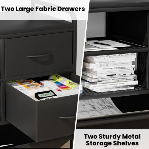 Wide Format Printer Stand, Mobile Plotter Workstation for Large Printers