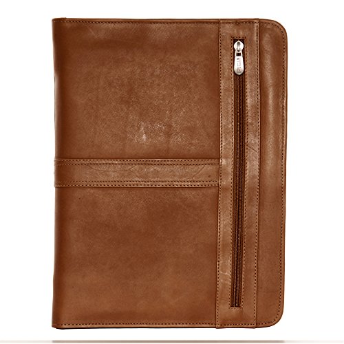 Piel Leather Three-Way Envelope Padfolio, Saddle, One Size