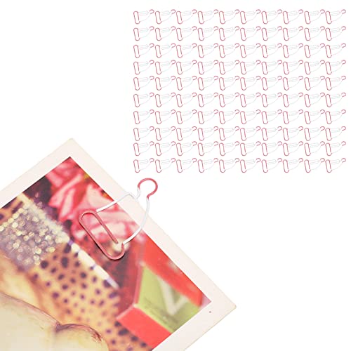 LENmzpomA Cute Paper Clips,50pcs Human Shape Increased Slip Resistance Rust Prevention Metallic Paper Clips for Office