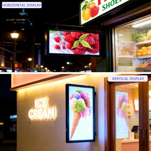 HS P6 40''x17'' Led sign Outdoor Digital Open Neon Programmable Scrolling