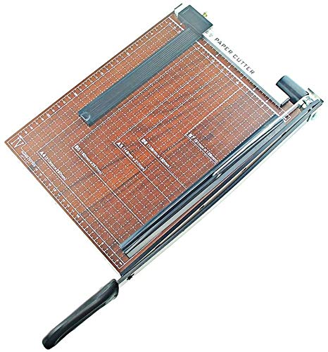LURUBINNBLW Paper Cutter, Trimmer with Safety Guard, Photos Cutting Knife，A4 Paper Trimmer 12Inch Paper Cutter with Automatic Security Guillotine(Color:Brown)