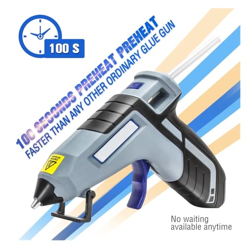 LIBODD Hot Glue Gun 10/30/60W Glue Gun Hot 3.6V Silicone Gun Hot Melt Glue Gun with 20pcs Glue Sticks for DIY Crafts Arts DIY Tools for DIY Arts, Crafts and Quick Repairs(30W W125043)