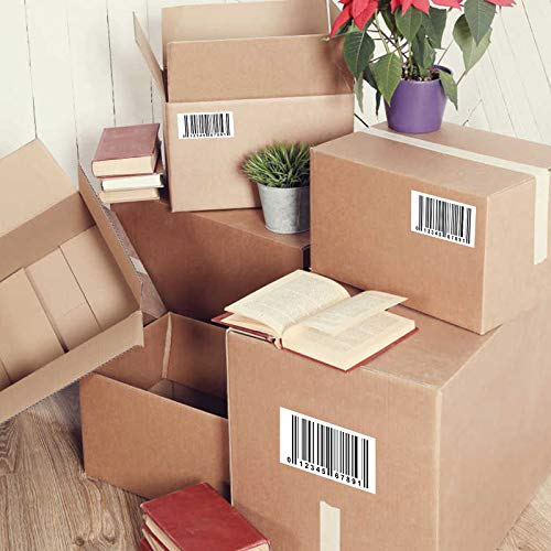 Labelchoice 【12 Rolls】 2.4" x 100 Ft. 3-Proof Continuous Paper Label Tape Replacement for Brother DK-2205 QL-800 QL-820NWB QL-1110NWB and Other QL Series Label Printer, 62mmx30.48m & 1 Frame