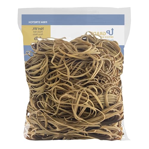 Upgrade Office Supply Rubber Bands, Size #32 (3 x 1/8 Inch), Approx. 1,400 Count, 2 Pack, Made in USA