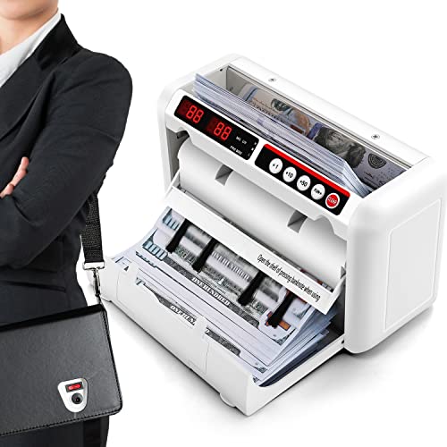 Battery Operated Bill Counter Machine Portable Rechargeable Money Counter