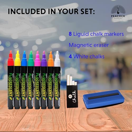 Peacock display Double-Sided Rustic Magnetic A-Frame Chalkboard Sign for Outdoor and Indoor Use, Magnetic, Black | Sturdy, Stylish, and Versatile; Perfect for Events, Menus, and Business Promotions