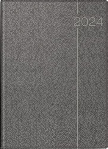 rido/idé Conform Daily Calendar 2024 Model 1 Page = 1 Day A4 Grey