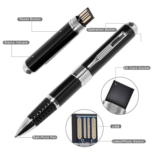 PURYN USB Multi Functional Writing Pen with Two Modes to Switch Freely. Easy to use(16GB)