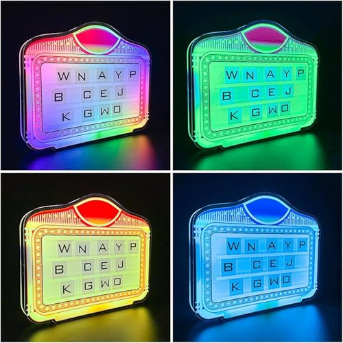 YEHOZZ Bottle Service SignVip, Bottle Service Lights,Club Signs for Bottle Service Letter Bottle Presenter Letters, LED Letter Bottle Presenter for Night Club with Color Change and Changeable Letters