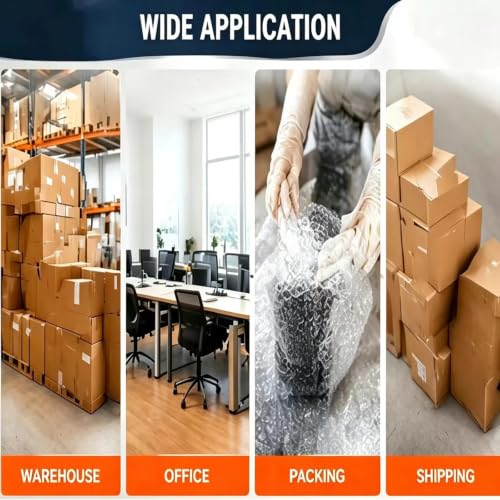 YZHYY Heavy Duty Bubble Wrap Dispenser, Manual Standing Wrapping Roll Stand