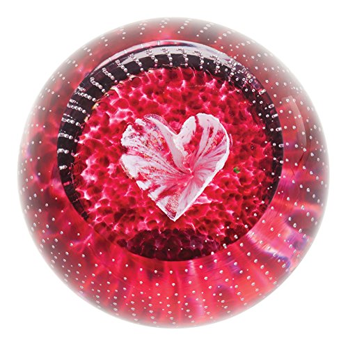 Caithness Glass Sentiments-Forever in My Heart Paperweight, Multi-Colour, 10 x 10 x 10 cm