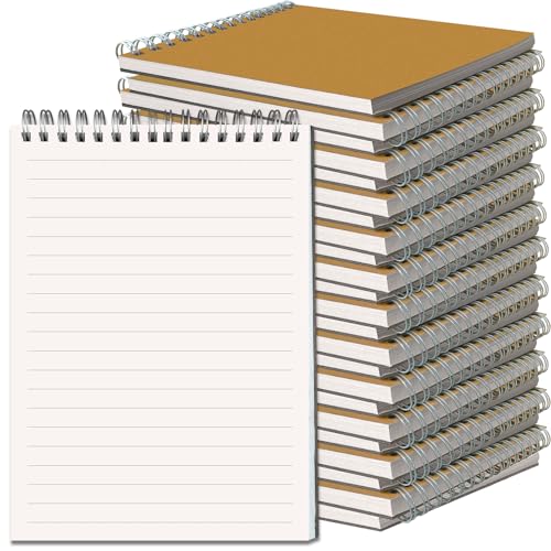 OSIMIG 24 Pack A5 Spiral Notebooks Bulk, 8x5.5 Lined Journaling Notebooks