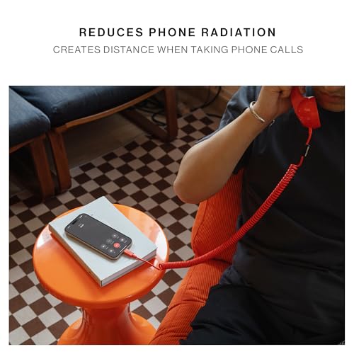 Native Union POP Phone – Retro Telephone Handset with Mic & Speaker, USB-C for iPhone, iPad, Laptop, Tablet, Samsung S26, Flip/Fold 8 – Hybrid Work, Calls, Video Conferences, Meetings (Lemon)