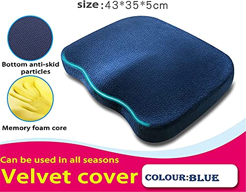 GIENEX Desk Chair Cushion - Padded Cushions for Travel, Wheelchairs, Office, Stadium & Driver Seat of Car or Truck