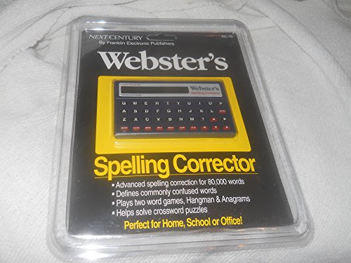 Webster's NC 10 Spelling Corrector Next Century by Franklin Electronic Publishers