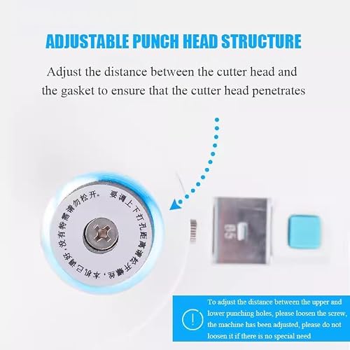Single Hole Manual Paper Punch - High Capacity 300 Sheets,Paper Punching Machine for Office, Home, and School Use