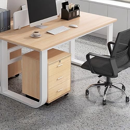 SGeneE Modern Mobile File Cabinet, Furniture Stockpile, Matériau MDF, Printer Stand, for Home Office Commercial-Grade (White 37x37x55cm)