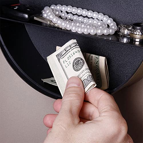 zyhfcfff-sd Wall Clock with Hidden Safe (Color : White)