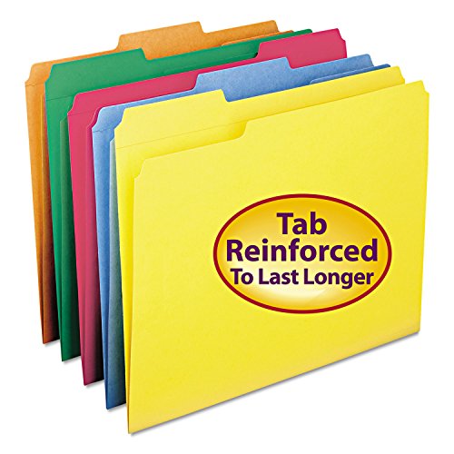 SMD12734 - Smead Colored Folders with Reinforced Tab