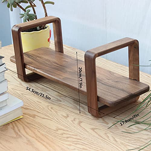 TOMYEUS Bookshelf Wooden Bookshelf Floor Standing Bookcase Bookshelf Simple Student Desktop Bookshelf Wooden Small Desk Shelves Book Storage Rack Freestanding Bookshelves Tree Bookshelf