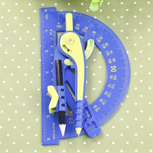 15cm Semi Circular Protractor Compasses Set
