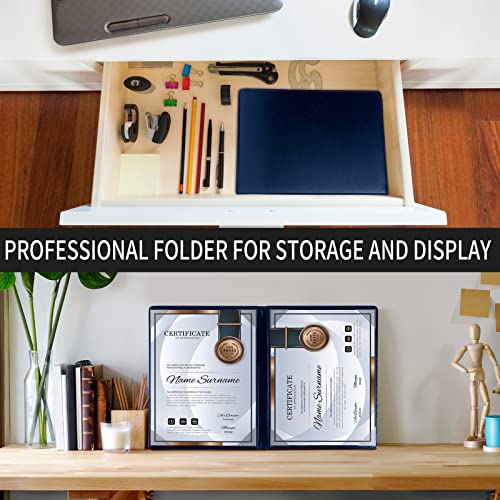 Bulk Custom Certificate Cover Award Presentation Folder with Clear Protector