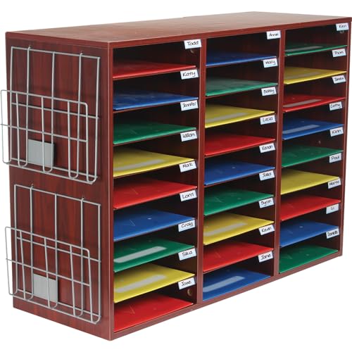 Really Good Stuff Classroom Mail Center with Paper Holders, 1 Mail Center
