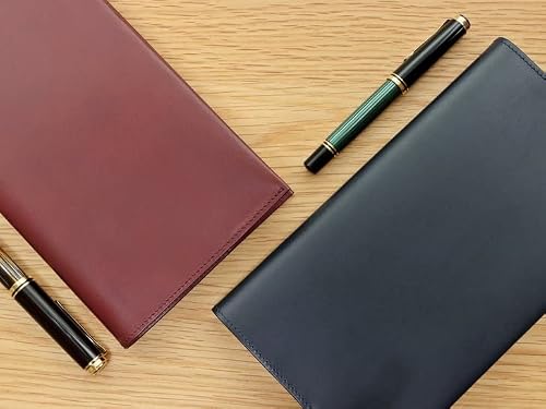 Kobe School Planning Notebook Cover OUDE Style Cover Danish Calf Navy 01-00494