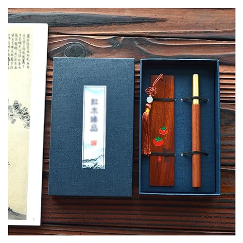NSUQOA Beautiful and Easy to Use Chinese Literature Bookmark Pen Set