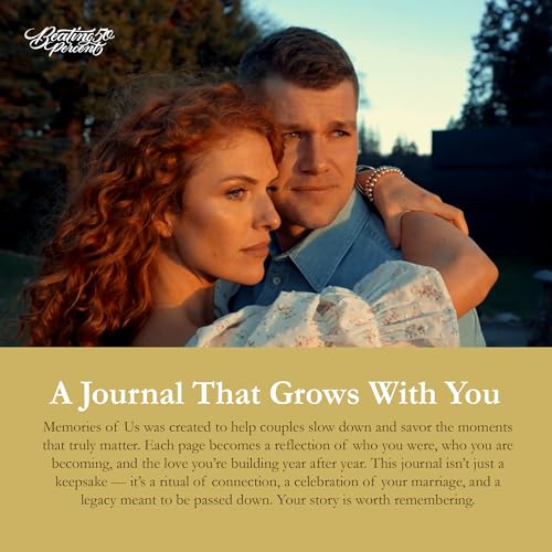 Beating 50 Percent Memories of Us: Anniversary Journal, Heirloom Gift