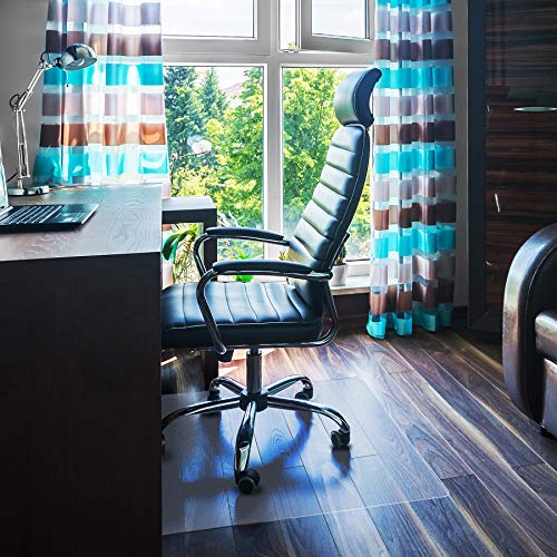 Floortex® Exclusive Polycarbonate Square Chair Mat for Hard Floor - 48 x 48