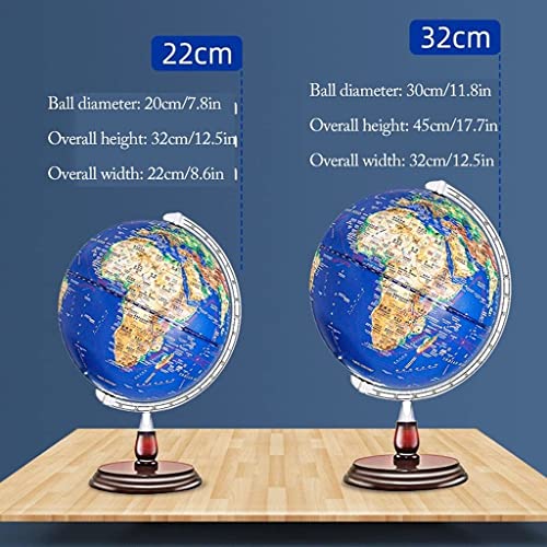 globe, Blue Ocean Illuminates The World's Globe Children and Adult(20cm)