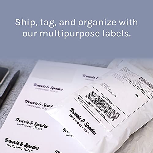 Premium Label Supply White Sticker Address Labels – 2" x 4" – Laser/Inkjet Compatible – (10 per Sheet), 1000 Sheets – 10,000 Total Adhesive Labels