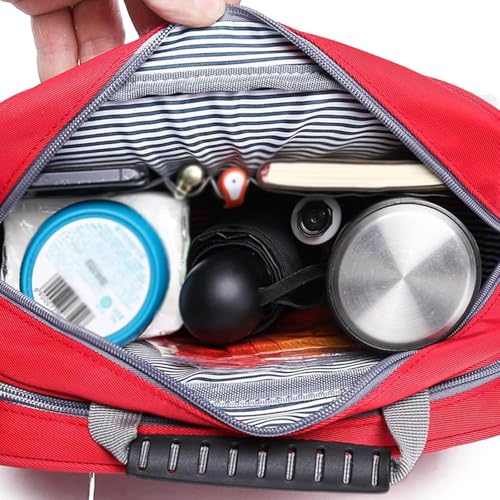 First Aid Shoulder Bag, Emergency Medical Supplies Organizer Empty,Survival Essentials Trauma Kit(A)