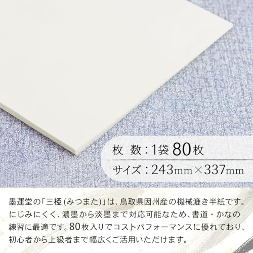 Sumikundo 24236 Half Paper Sanshaku 80 Sheets 10 Bags