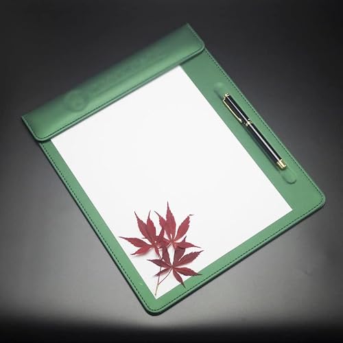 Clipboard Office Supplies Leather Writing Pad Suitable for Office Hotel Room Business File Meeting A4 Folder