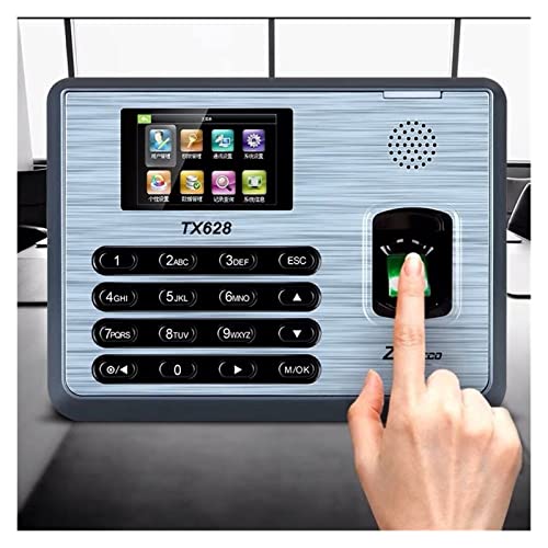 Time Machine Upunch Time Cards Time Clocks for Employees Small Business TX628 Fingerprint Time Clock Machine