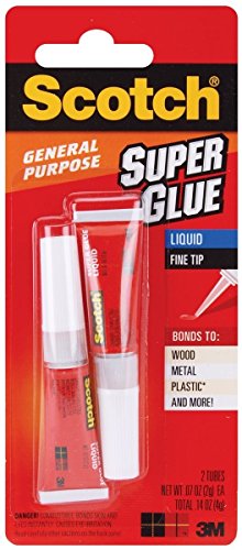 Scotch Super Glue Liquid 2 ct (6 Pack)