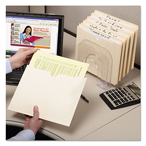 Smead File Jacket, Reinforced Straight-Cut Tab, Flat-No Expansion, Legal Size, Manila, 100 per Box