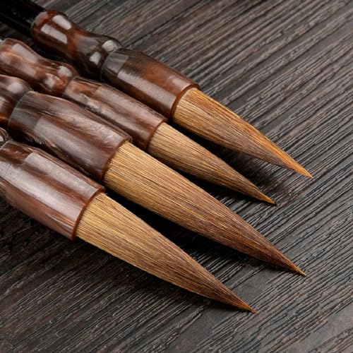 Chinese Calligraphy Brush Pen,Chinese Calligraphy Brush Chinese Calligraphy Painting Brush Set Ink Brush Calligraphy Watercolor Sumi Drawing Brush for Beginner