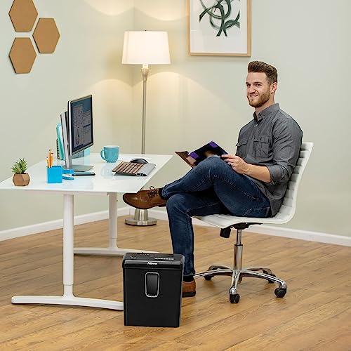 Fellowes PowerShred P-30C 6 Sheet Cross-Cut Deskside Paper Shredder for The Home Office