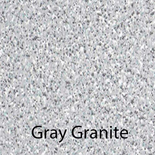 Correll LT2448-15 Lab Table, 36" Standing / Stool Height, 24" x 48" Gray Granite High-Pressure Laminate Top with Black Frame , Rock Solid Commercial Quality