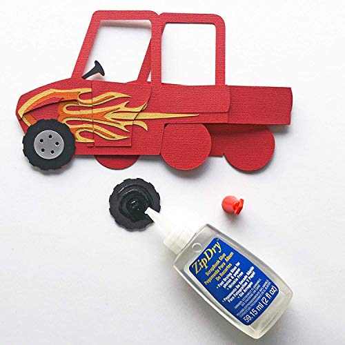 BEACON Zip Dry Fast-Drying Paper Art Glue - Archival Quality, Acid & Lignin Free, Wrinkle-Resistant Adhesive, 2-Ounce, 12-Pack
