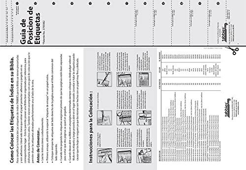 Tabbies Spanish Cath Gold Laminated Bible Tabs, 20-Pack Display, 1x1/4in