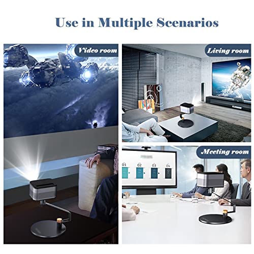 KIZQYN Projector Stand Desktop Projector Stand Multi-Angle Adjustable Metal Projector Holder Table Mobile Mount Projector Mount