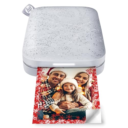 HP Sprocket Portable Photo Printer (2nd Edition) – Instantly print 2x3" sticky-backed photos from your phone – [Luna Pearl] [1AS85A]